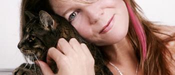 Vrouw met kat