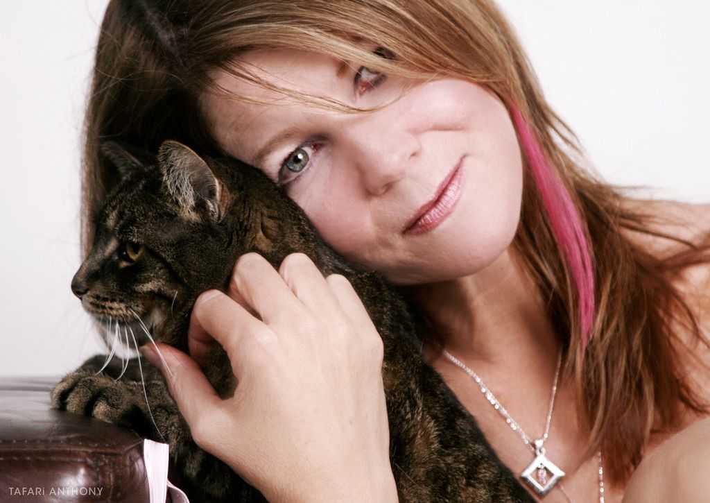 Vrouw met kat